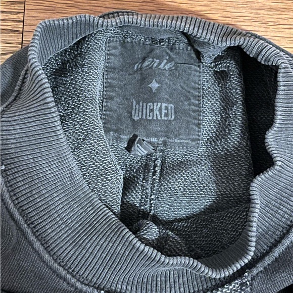 aerie Women's Scoop Neck Sweater in Charcoal Gray - Picture 3 of 3